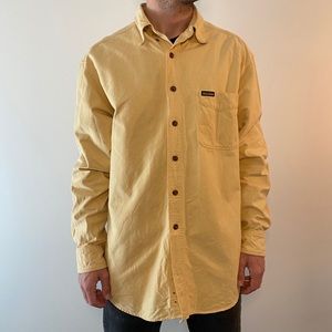 Men’s Yellow Woolrich Button Down